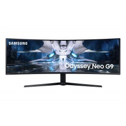 Samsung LS49AG950NUX LED display 124.5 cm (49") 5120 x 1440 pixels UltraWide 5K HD QLED White 