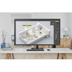 Samsung LS43AM700UU 109,2 cm (43") 3840 x 2160 Pixeles 4K Ultra HD Negro