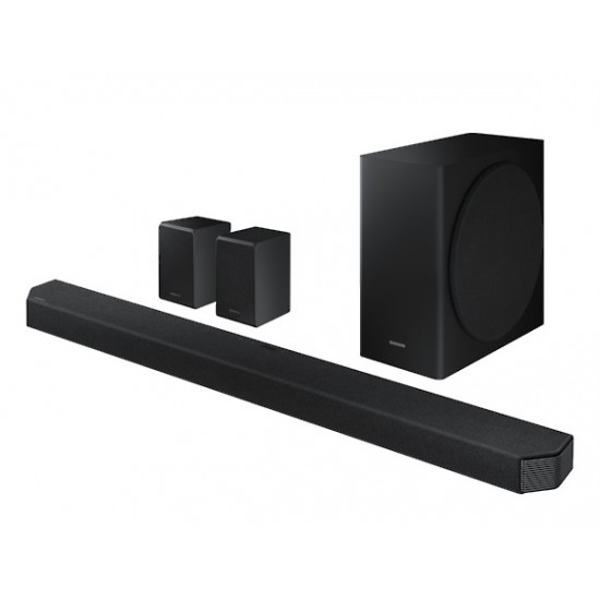 Samsung Cinematic Q-series soundbar HW-Q950T sistema de cine en casa Negro Samsung Cinematic Q-series soundbar HW-Q950T sistema de cine en casa Negro