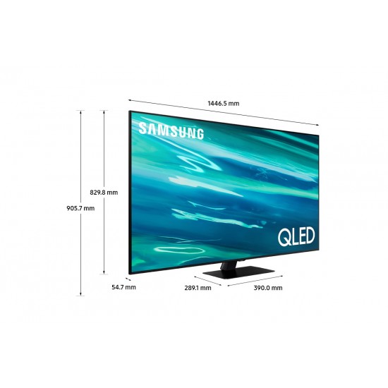 Samsung QE65Q80AATXXU Televisor 165,1 cm (65") 4K Ultra HD Smart TV Wifi Carbono