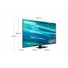 Samsung QE65Q80AATXXU Televisor 165,1 cm (65") 4K Ultra HD Smart TV Wifi Carbono